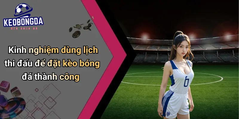 Kinh nghiệm dùng lịch thi đấu để đặt kèo bóng đá thành công