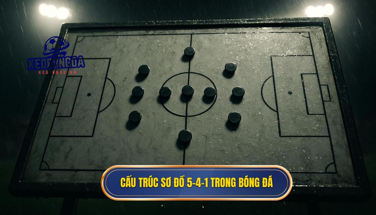 Bản chất và cấu trúc của sơ đồ 5-4-1 trong bóng đá