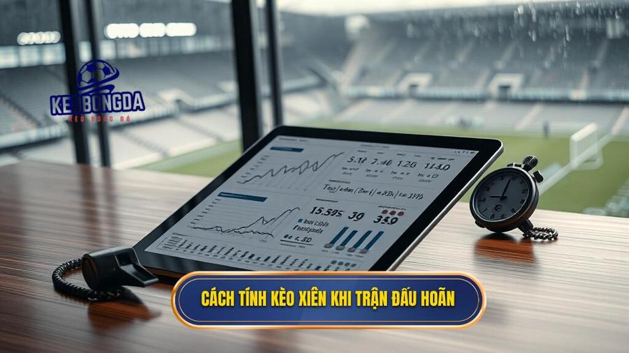 Cách tính kèo xiên khi trận đấu hoãn
